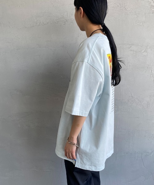 RVCA（ルーカ）の「[RVCA/ルーカ] COBRA TOUR ST バックプリントTシャツ（Tシャツ/カットソー・レディース・ブラック/オフホワイト・S/M/L）」の8枚目の写真