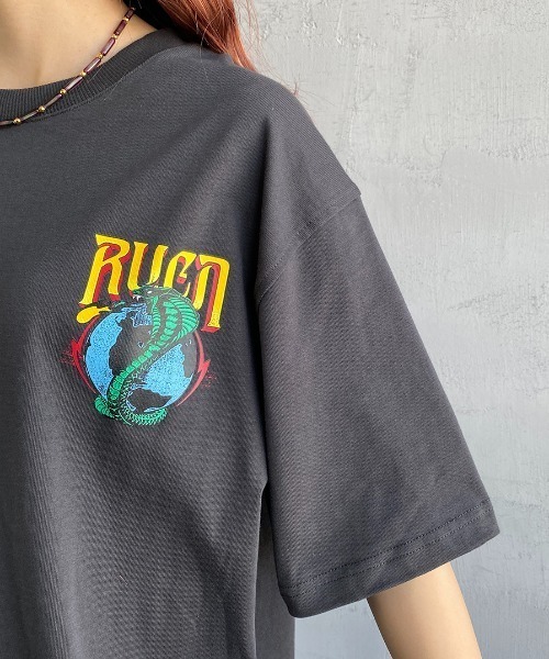 RVCA（ルーカ）の「[RVCA/ルーカ] COBRA TOUR ST バックプリントTシャツ（Tシャツ/カットソー・レディース・ブラック/オフホワイト・S/M/L）」の7枚目の写真