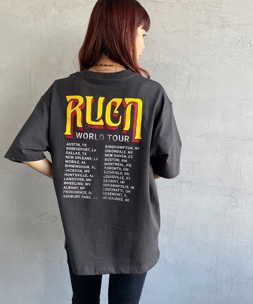 RVCA（ルーカ）の「[RVCA/ルーカ] COBRA TOUR ST バックプリントTシャツ（Tシャツ/カットソー・レディース・ブラック/オフホワイト・S/M/L）」の9枚目の写真