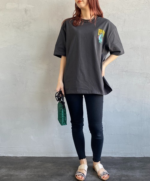 RVCA（ルーカ）の「[RVCA/ルーカ] COBRA TOUR ST バックプリントTシャツ（Tシャツ/カットソー・レディース・ブラック/オフホワイト・S/M/L）」の14枚目の写真