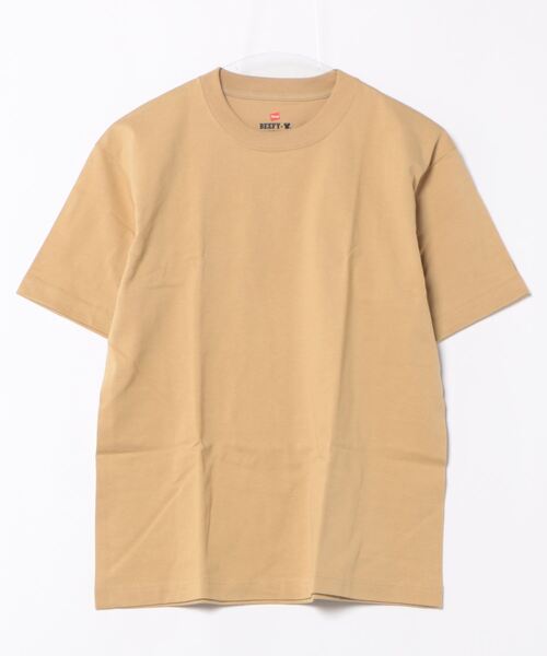 HANES(ヘインズ)の「6.1oz アメリカ発!ヘインズのTシャツと言えばコレ!ビーフィーTシャツ【Hanes】Beefy T-SHIRT H5180 / HM1-D001(Tシャツ/カットソー・メンズ・ホワイト/グリーン/グレー/カーキ/ブラック/ベージュ/ダークグレー/ライトオレンジ系/ブルー/ピンク/ライトイエロー/インディゴブルー/ライトパープル/ダークブラウン・M/L/XL/S/XS)」の6枚目の写真