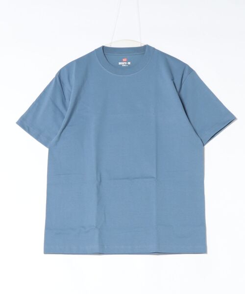 HANES(ヘインズ)の「6.1oz アメリカ発!ヘインズのTシャツと言えばコレ!ビーフィーTシャツ【Hanes】Beefy T-SHIRT H5180 / HM1-D001(Tシャツ/カットソー・メンズ・ホワイト/グリーン/グレー/カーキ/ブラック/ベージュ/ダークグレー/ライトオレンジ系/ブルー/ピンク/ライトイエロー/インディゴブルー/ライトパープル/ダークブラウン・M/L/XL/S/XS)」の9枚目の写真