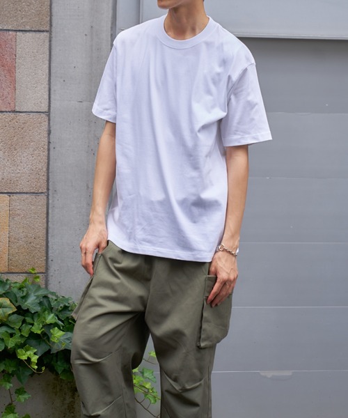 HANES(ヘインズ)の「6.1oz アメリカ発!ヘインズのTシャツと言えばコレ!ビーフィーTシャツ【Hanes】Beefy T-SHIRT H5180 / HM1-D001(Tシャツ/カットソー・メンズ・ホワイト/グリーン/グレー/カーキ/ブラック/ベージュ/ダークグレー/ライトオレンジ系/ブルー/ピンク/ライトイエロー/インディゴブルー/ライトパープル/ダークブラウン・M/L/XL/S/XS)」の18枚目の写真