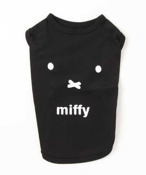 Burner(バーナー)の「【miffy】ミッフィーメッシュフェイスT(ペットウェア・レディース・ブラック/オフホワイト・5号/3号/3L/2号/1号/4号)」の2枚目の写真