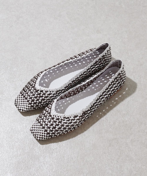 FABIO RUSCONI（ファビオルスコーニ）の「《FABIO RUSCONI》フラットシューズ（サンダル・レディース・ネイビー/ブラウン・38/36/39/37/35）」の3枚目の写真