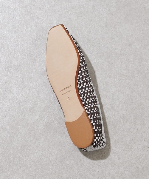 FABIO RUSCONI（ファビオルスコーニ）の「《FABIO RUSCONI》フラットシューズ（サンダル・レディース・ネイビー/ブラウン・38/36/39/37/35）」の6枚目の写真