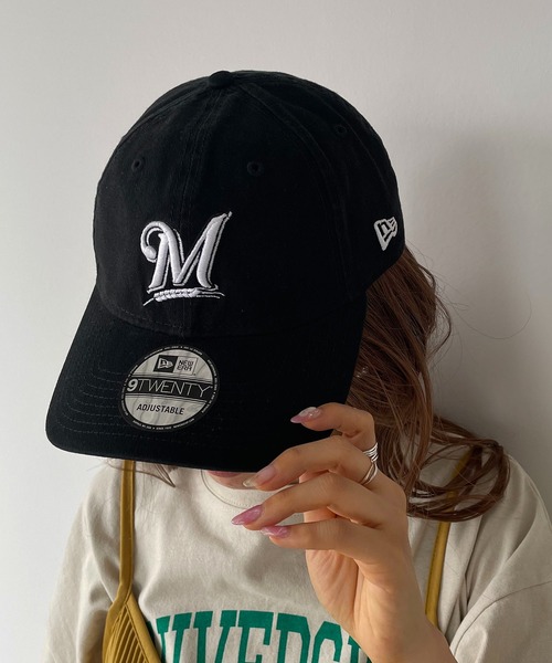 NEW ERA(ニューエラ)の「【NEW ERA】9TWENTYベースボールロゴキャップ(キャップ・レディース・ホワイト/チャコールグレー/ブラック/ネイビー/ブラック系その他/ブラック系その他2/ブラック系その他3/ブラック系その他4/パープル/ブラック系その他5/ブラック系その他7/ネイビー系2/レッド/ネイビー系1/ブラック系その他6/ブラック×グリーン/ブラック×レッド/グレー系その他/ダークグレー/ネイビー系3/ブラック×ゴールド/グレー系その他3/グレー系その他2/ネイビー系4/ライトブラック/ネイビー系5/ネイビー系6/エンジ/グリーン/ブラック×ベージュ/ネイビー系7/グレー系その他4・FREE)」の10枚目の写真