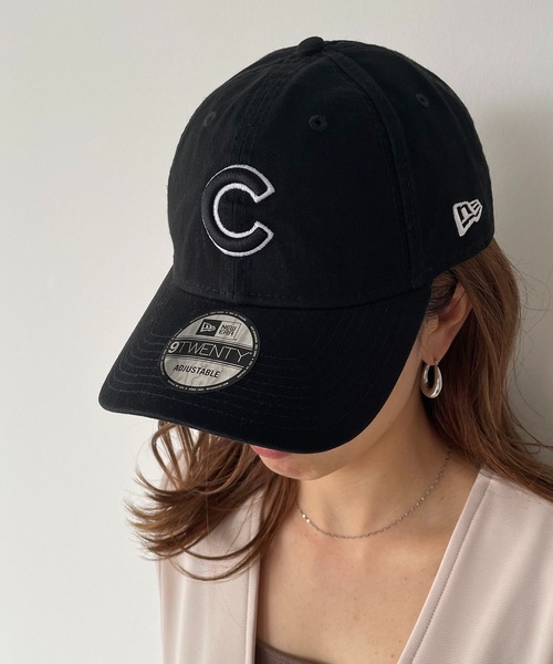 NEW ERA(ニューエラ)の「【NEW ERA】9TWENTYベースボールロゴキャップ(キャップ・レディース・ホワイト/チャコールグレー/ブラック/ネイビー/ブラック系その他/ブラック系その他2/ブラック系その他3/ブラック系その他4/パープル/ブラック系その他5/ブラック系その他7/ネイビー系2/レッド/ネイビー系1/ブラック系その他6/ブラック×グリーン/ブラック×レッド/グレー系その他/ダークグレー/ネイビー系3/ブラック×ゴールド/グレー系その他3/グレー系その他2/ネイビー系4/ライトブラック/ネイビー系5/ネイビー系6/エンジ/グリーン/ブラック×ベージュ/ネイビー系7/グレー系その他4・FREE)」の11枚目の写真