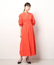 N.（N. Natural Beauty Basic） | ◆カーブ切替フロントボタンワンピース(ワンピース)