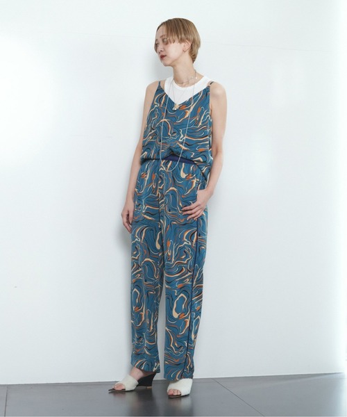 CITYSHOP(シティーショップ)の「MULTICOLOR WAVE CAMI:ブラウス(シャツ/ブラウス・レディース・サックスブルー/ブラック・FREE)」の13枚目の写真