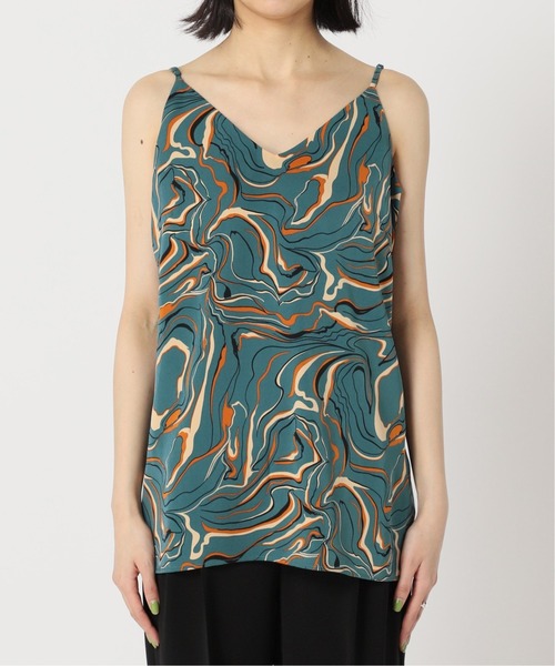 CITYSHOP(シティーショップ)の「MULTICOLOR WAVE CAMI:ブラウス(シャツ/ブラウス・レディース・サックスブルー/ブラック・FREE)」の12枚目の写真