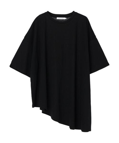 セール】斜めフレアラインカットチュニック（Tシャツ/カットソー