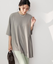 AMERICAN HOLIC | 斜めフレアラインカットチュニック(Tシャツ/カットソー)
