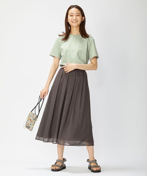 J.PRESS(ジェイプレス)の「プリント ロゴ Tシャツ(Tシャツ/カットソー・レディース・ピンク系/ネイビー系1/ライトグリーン系/ホワイト系/グレー系・LARGE/MEDIUM)」の10枚目の写真