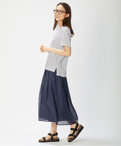 J.PRESS(ジェイプレス)の「プリント ロゴ Tシャツ(Tシャツ/カットソー・レディース・ピンク系/ネイビー系1/ライトグリーン系/ホワイト系/グレー系・LARGE/MEDIUM)」の11枚目の写真