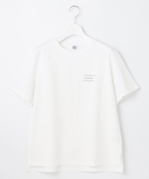 J.PRESS(ジェイプレス)の「プリント ロゴ Tシャツ(Tシャツ/カットソー・レディース・ピンク系/ネイビー系1/ライトグリーン系/ホワイト系/グレー系・LARGE/MEDIUM)」の12枚目の写真