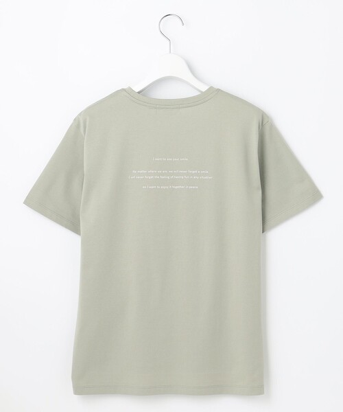 J.PRESS(ジェイプレス)の「プリント ロゴ Tシャツ(Tシャツ/カットソー・レディース・ピンク系/ネイビー系1/ライトグリーン系/ホワイト系/グレー系・LARGE/MEDIUM)」の17枚目の写真