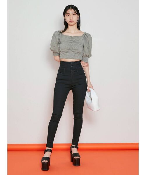 EMODA（エモダ）の「テクニカルスリーブトップ（Tシャツ/カットソー・レディース・ホワイト/ブラック/ベージュ/その他・FREE）」の11枚目の写真