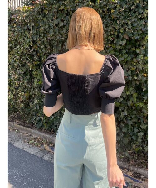 EMODA（エモダ）の「テクニカルスリーブトップ（Tシャツ/カットソー・レディース・ホワイト/ブラック/ベージュ/その他・FREE）」の18枚目の写真