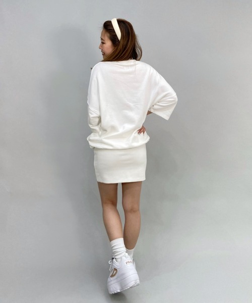RVCA トレーナーワンピース RVCA ルーカ ワンピース レディース パーカー プルオーバー