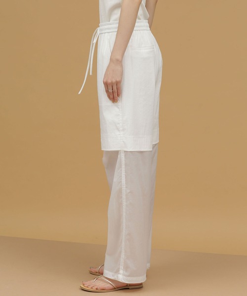 AMOMENTO sheer layered pants シアーレイヤードパンツ AMOMENTO JP