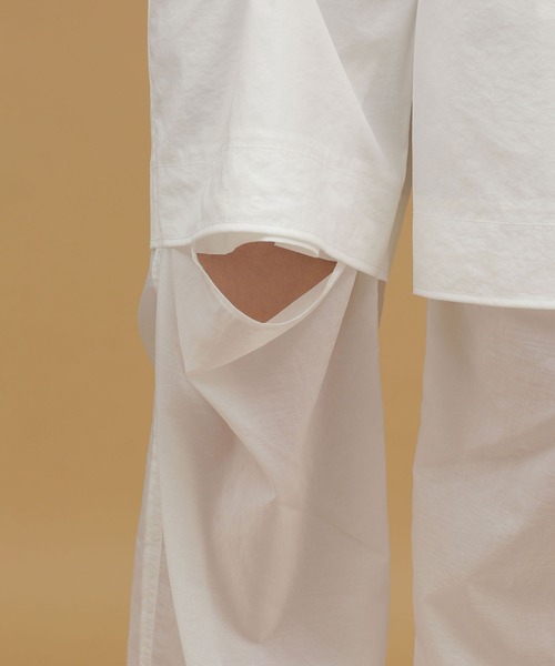 AMOMENTO sheer layered pants シアーレイヤードパンツ AMOMENTO GLOBAL