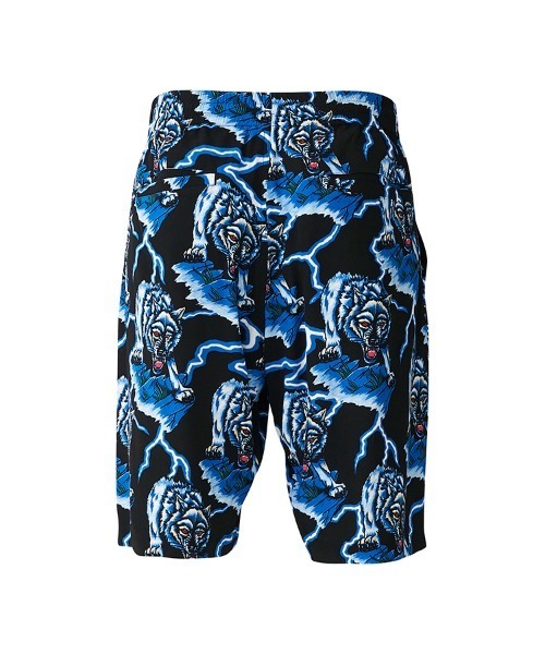 HYSTERIC GLAMOUR（ヒステリックグラマー）の「WOLF AND LIGHTNING柄 ショーツ（その他パンツ・メンズ・ブラック・SMALL/MEDIUM/LARGE）」の2枚目の写真