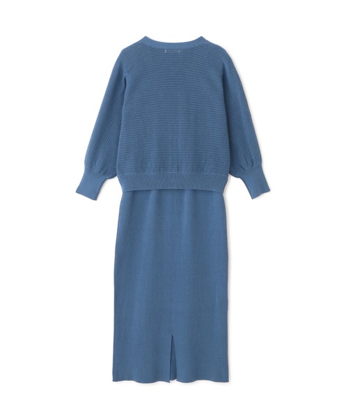 PROPORTION BODY DRESSING(プロポーションボディドレッシング)の「透かしカーディガン×ナローリブニットワンピース / 1212240501(ワンピース・レディース・ピンク/ブルー/ブルー系その他・MEDIUM/SMALL)」の11枚目の写真