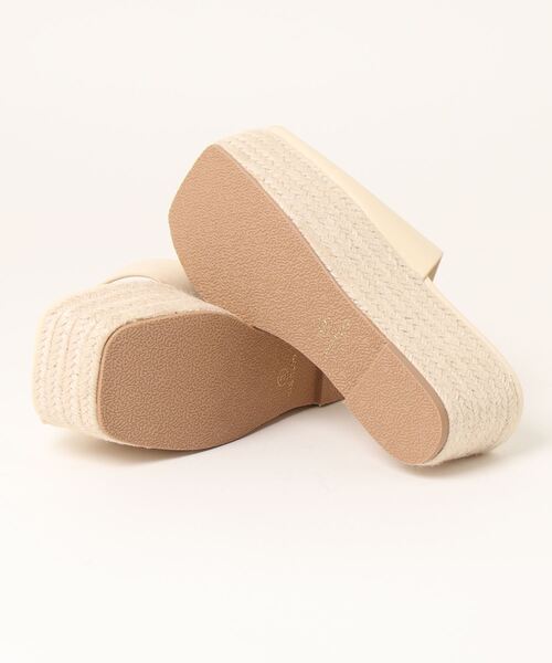 Andemiu（アンデミュウ）の「スクエアジュートサンダル299791（サンダル・レディース・ブラック/ホワイト・SMALL/MEDIUM/LARGE）」の20枚目の写真