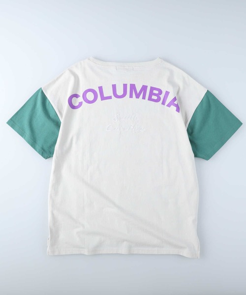 HONEYSUCKLE ROSE（ハニーサックルローズ）の「【HONEYSUCKLE ROSE】袖配色バックロゴＴシャツ（Tシャツ/カットソー・レディース・オフホワイト/グレー/ダークグレー・L/M）」の20枚目の写真