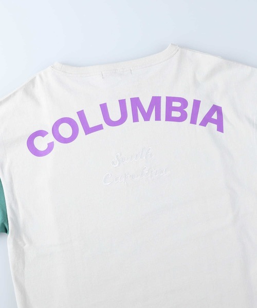 HONEYSUCKLE ROSE（ハニーサックルローズ）の「【HONEYSUCKLE ROSE】袖配色バックロゴＴシャツ（Tシャツ/カットソー・レディース・オフホワイト/グレー/ダークグレー・L/M）」の22枚目の写真