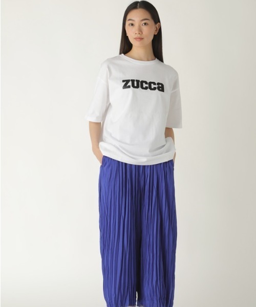ZUCCa（ズッカ）の「レザーロゴT/Tシャツ（Tシャツ/カットソー）」 - WEAR