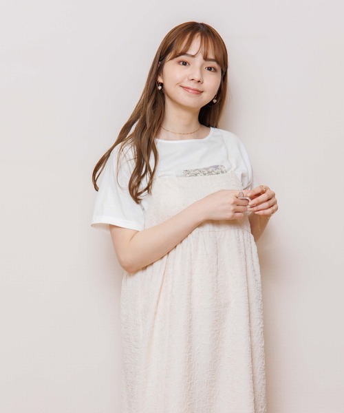 flower(フラワー)の「ウリエルキャミワンピース(ワンピース・レディース・グリーン/アイボリー・FREE)」の17枚目の写真