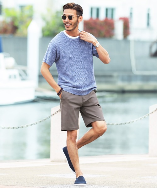 jiggys shop（ジギーズショップ）の「接触冷感 極ラクショートパンツ（その他パンツ・メンズ・ブラック/グレー/ネイビー/ホワイト/ベージュ・MEDIUM/SMALL/X-LARGE/LARGE）」の19枚目の写真