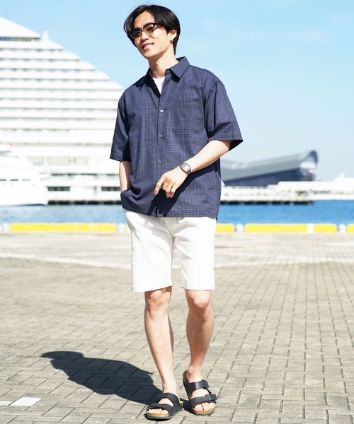 jiggys shop（ジギーズショップ）の「接触冷感 ハイパーストレッチ 極ラクショートパンツ（その他パンツ・メンズ・ブラック/グレー/ネイビー/ホワイト/ベージュ・MEDIUM/SMALL/X-LARGE/LARGE）」の22枚目の写真