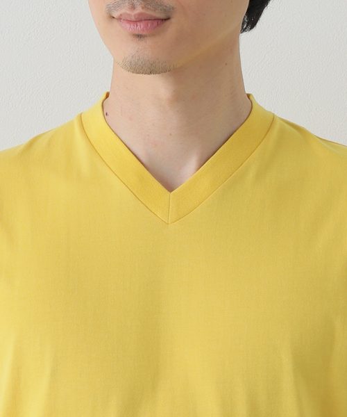 B.C STOCK(ベーセーストック)の「B/F V-neck SS-Tシャツ(Tシャツ/カットソー・メンズ・ホワイト/ネイビー/イエロー・MEDIUM/LARGE/X-LARGE)」の11枚目の写真