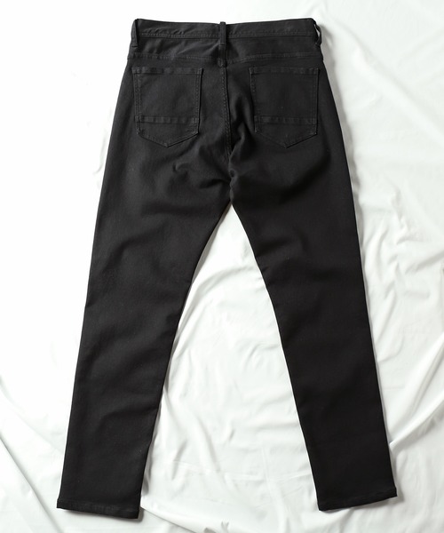UNION STATION（ユニオンステーション）の「５ポケットストレッチブラックデニムパンツ（デニムパンツ・メンズ・ブラック・LL/S/M/L）」の3枚目の写真
