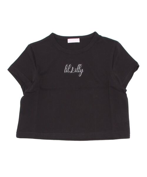lilLilly（リルリリー）の「コンパクトロゴTシャツ（Tシャツ/カットソー・レディース・ホワイト/ブラック/ピンク/ブルー・FREE）」の21枚目の写真