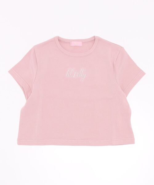 lilLilly（リルリリー）の「コンパクトロゴTシャツ（Tシャツ/カットソー・レディース・ホワイト/ブラック/ピンク/ブルー・FREE）」の20枚目の写真