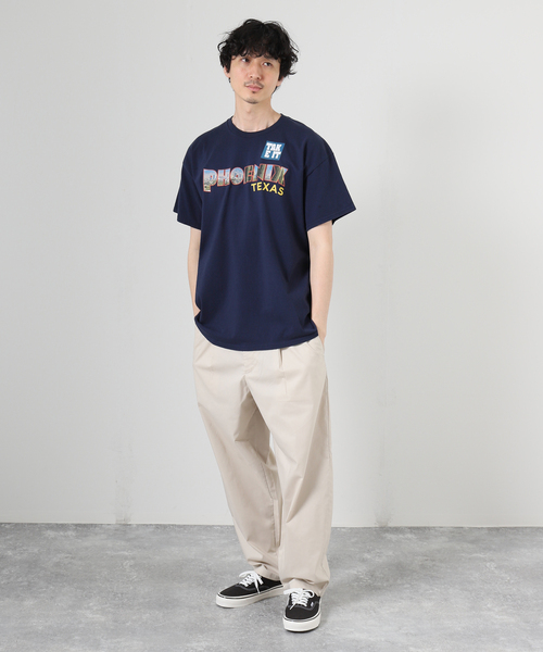 JOURNAL STANDARD(ジャーナルスタンダード)の「TAKE IT TAKE STORE TEXAS TEE(Tシャツ/カットソー・メンズ・イエロー/ネイビー・LARGE/MEDIUM)」の3枚目の写真