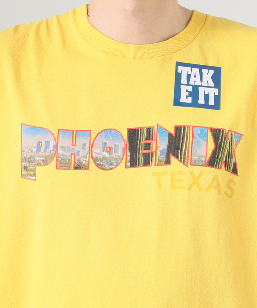 JOURNAL STANDARD(ジャーナルスタンダード)の「TAKE IT TAKE STORE TEXAS TEE(Tシャツ/カットソー・メンズ・イエロー/ネイビー・LARGE/MEDIUM)」の13枚目の写真