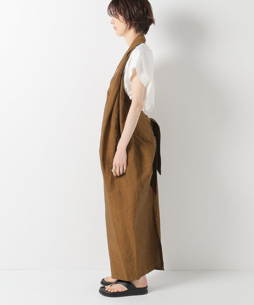 IENA（イエナ）の「【CHRISTIAN WIJNANTS/クリスチャン・ワイナンツ】 DALIEワンピース（ワンピース・レディース・ブラウン・FREE）」の8枚目の写真