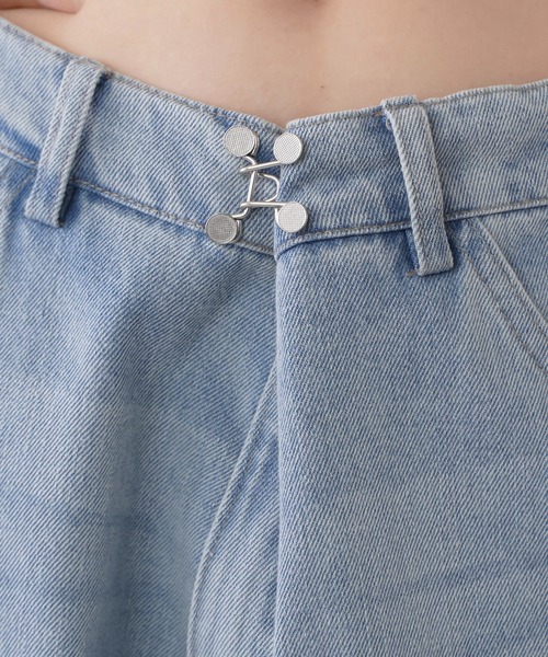 SPINNS(スピンズ)の「【10秒で解決!】ウエスト調整クリップボタン(ベルト・レディース・シルバー/アンティークゴールド/ブラック/ゴールド・ONESIZE)」の14枚目の写真