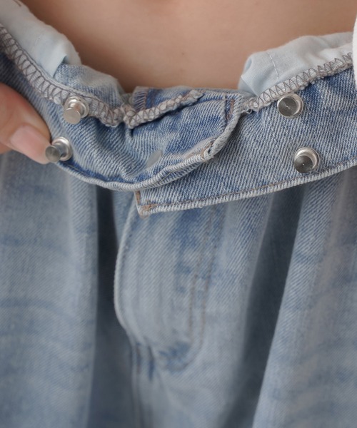 SPINNS(スピンズ)の「【10秒で解決!】ウエスト調整クリップボタン(ベルト・レディース・シルバー/アンティークゴールド/ブラック/ゴールド・ONESIZE)」の15枚目の写真