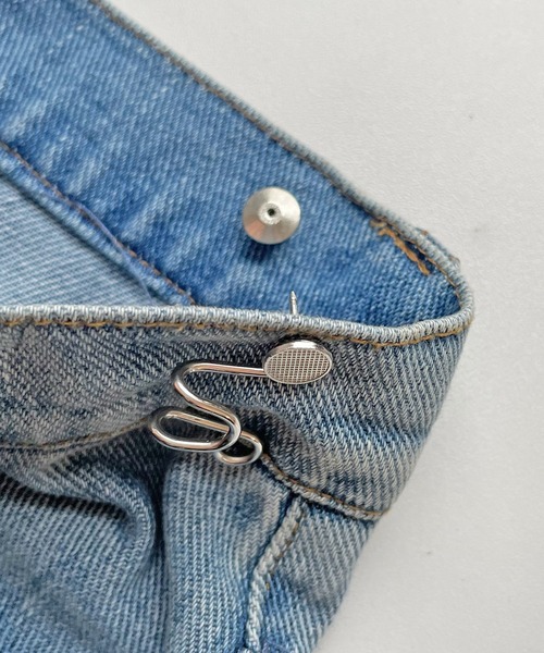 SPINNS(スピンズ)の「【10秒で解決!】ウエスト調整クリップボタン(ベルト・レディース・シルバー/アンティークゴールド/ブラック/ゴールド・ONESIZE)」の6枚目の写真