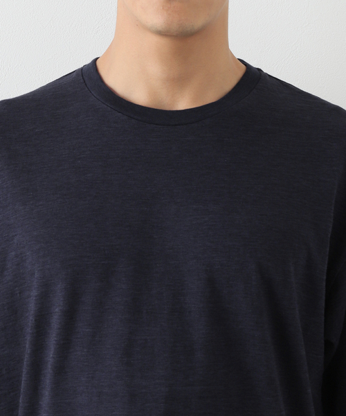 EDIFICE（エディフィス）の「【avancer / アボンシェル】メランジコットン Tシャツ（Tシャツ/カットソー・メンズ・オレンジ/ブルー/ベージュ/ホワイト/ネイビー・46/48）」の14枚目の写真