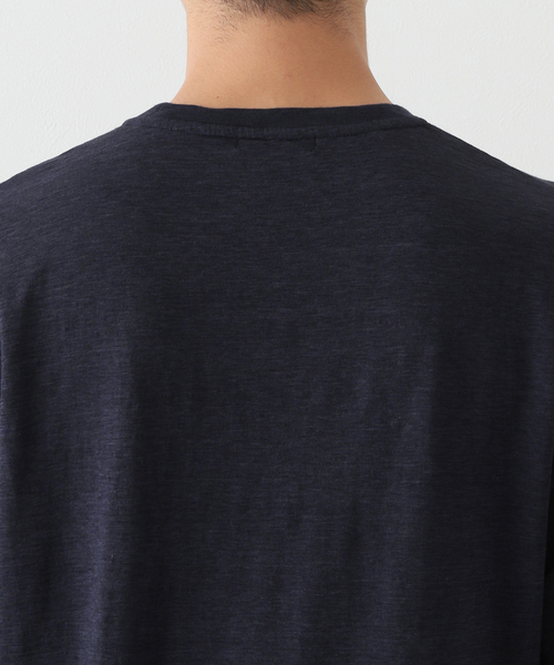 EDIFICE（エディフィス）の「【avancer / アボンシェル】メランジコットン Tシャツ（Tシャツ/カットソー・メンズ・オレンジ/ブルー/ベージュ/ホワイト/ネイビー・46/48）」の15枚目の写真