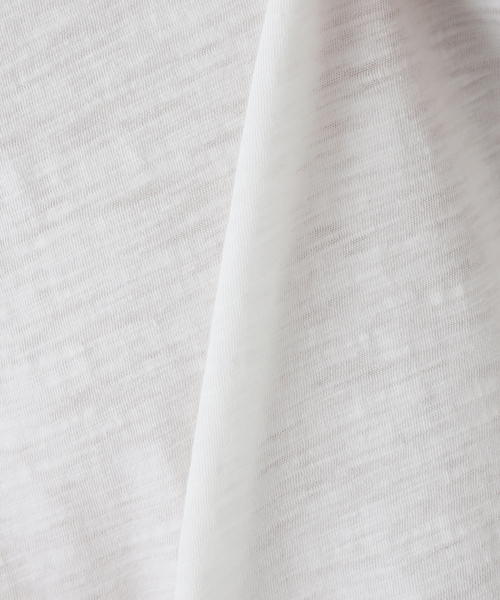 EDIFICE（エディフィス）の「【avancer / アボンシェル】メランジコットン Tシャツ（Tシャツ/カットソー・メンズ・オレンジ/ブルー/ベージュ/ホワイト/ネイビー・46/48）」の22枚目の写真