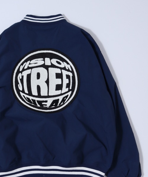 VISION STREET WEAR(ヴィジョンストリートウェア)の「【VISION STREET WEAR】ビッグシルエット ナイロンワッペンスタジャン(スタジャン・レディース・ネイビー系3/ネイビー系1/ネイビー系2/グリーン系2/ブラック系2/グリーン系3/グリーン系1/ブラック系1・LARGE/X-LARGE/MEDIUM)」の8枚目の写真
