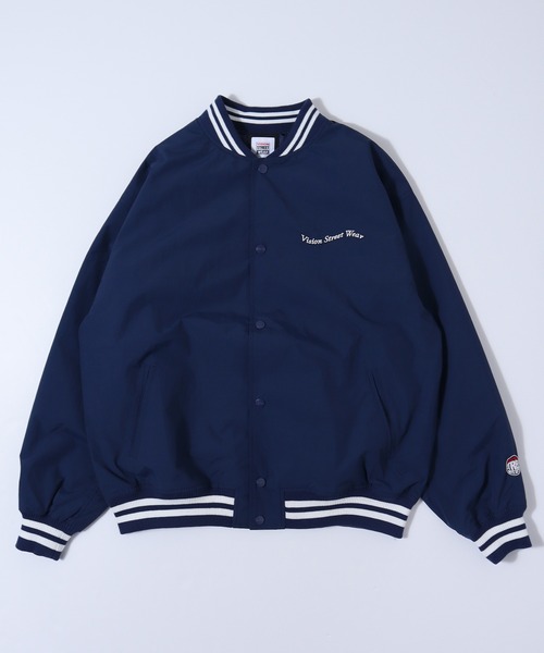 VISION STREET WEAR(ヴィジョンストリートウェア)の「【VISION STREET WEAR】ビッグシルエット ナイロンワッペンスタジャン(スタジャン・レディース・ネイビー系3/ネイビー系1/ネイビー系2/グリーン系2/ブラック系2/グリーン系3/グリーン系1/ブラック系1・LARGE/X-LARGE/MEDIUM)」の19枚目の写真